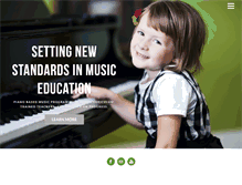 Tablet Screenshot of davismusicacademy.com